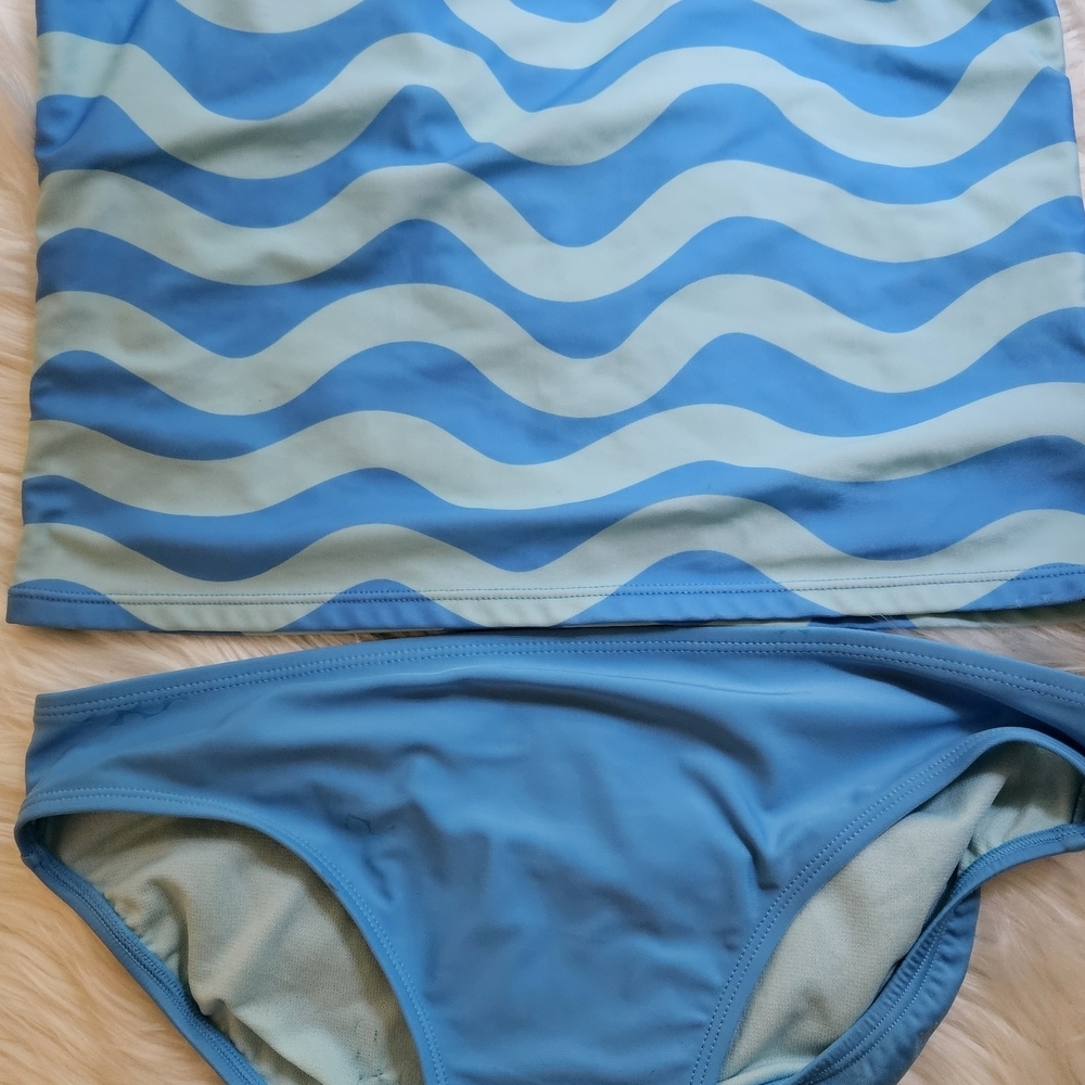 Wonder Nation Blue Wave Kids Swim Bikini